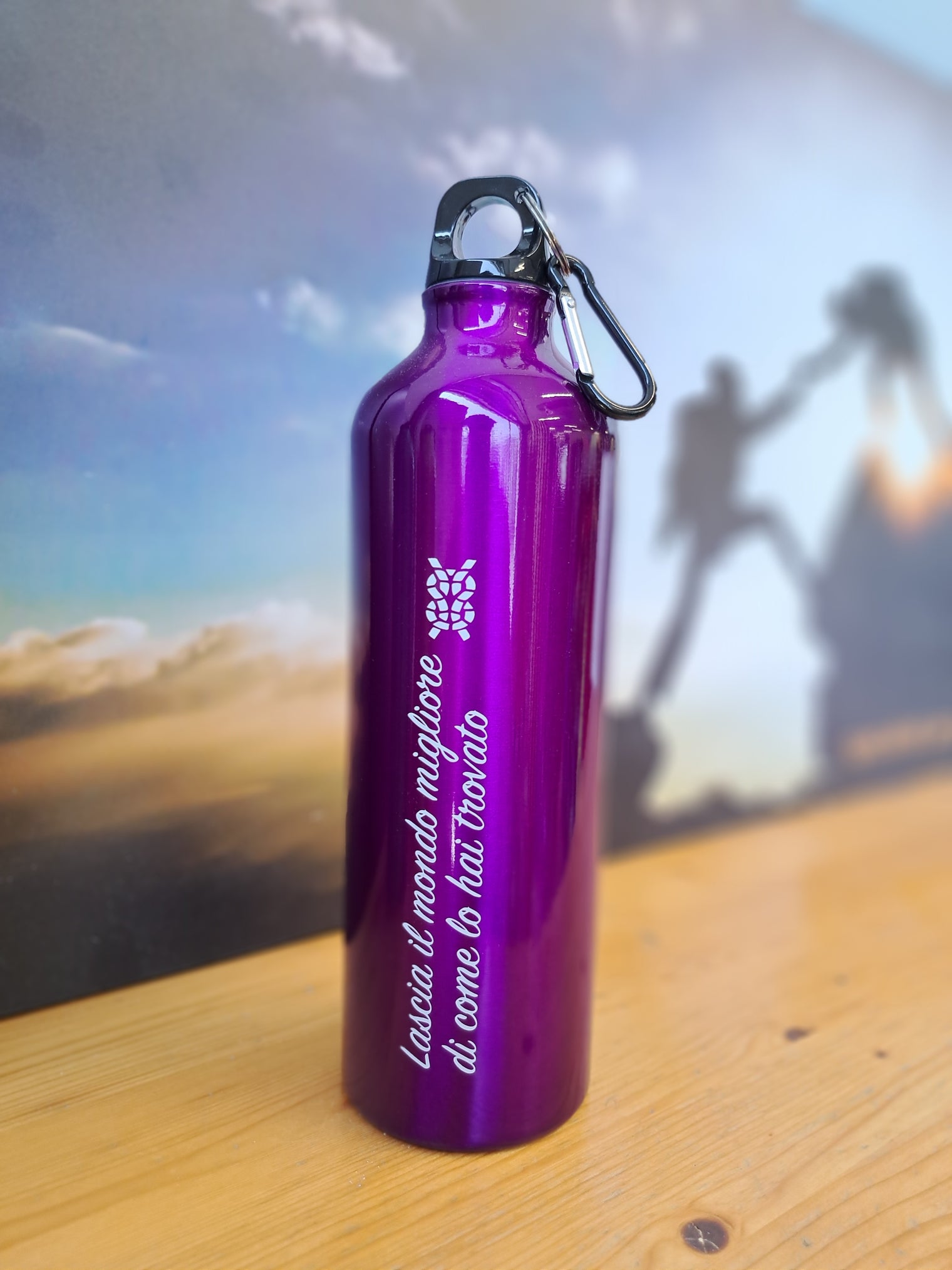 Borraccia in alluminio 750 ml con frasi Scout