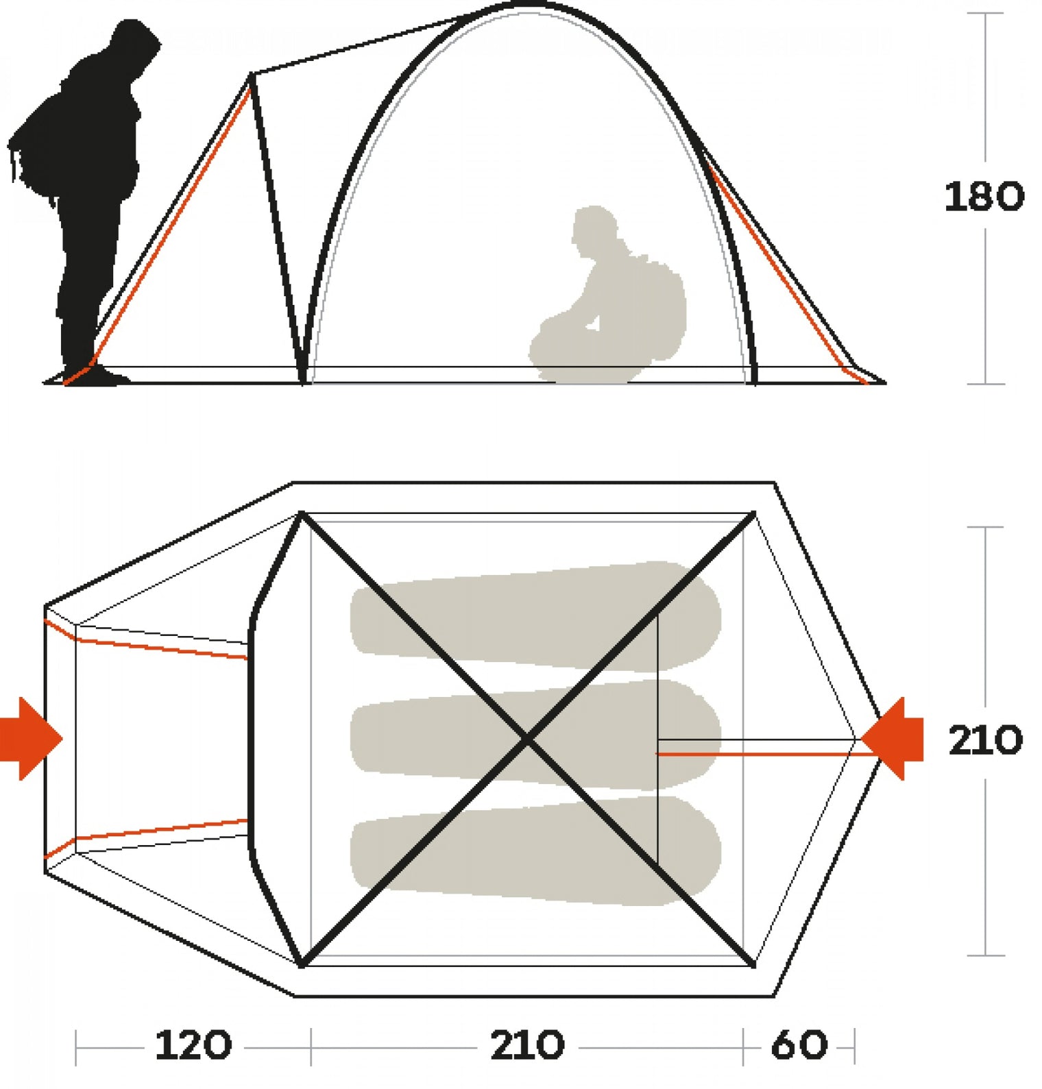 Tenda Ferrino Shaba 3
