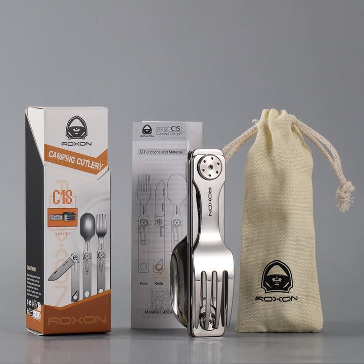 Posate Roxon Camping Knife 3 in 1