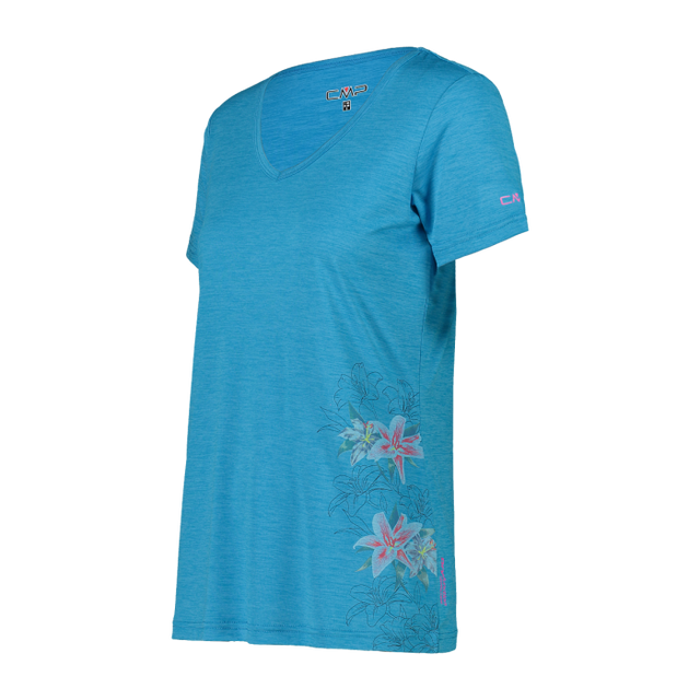 T-shirt collo largo in light jersey Donna - CMP