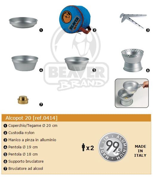 Spiritiera Alcopot 20