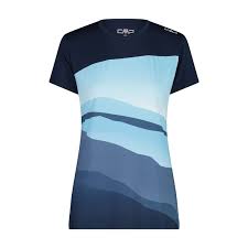 T-Shirt stretch stampata Cool Menthol Boost Donna - CMP