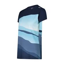 T-Shirt stretch stampata Cool Menthol Boost Donna - CMP