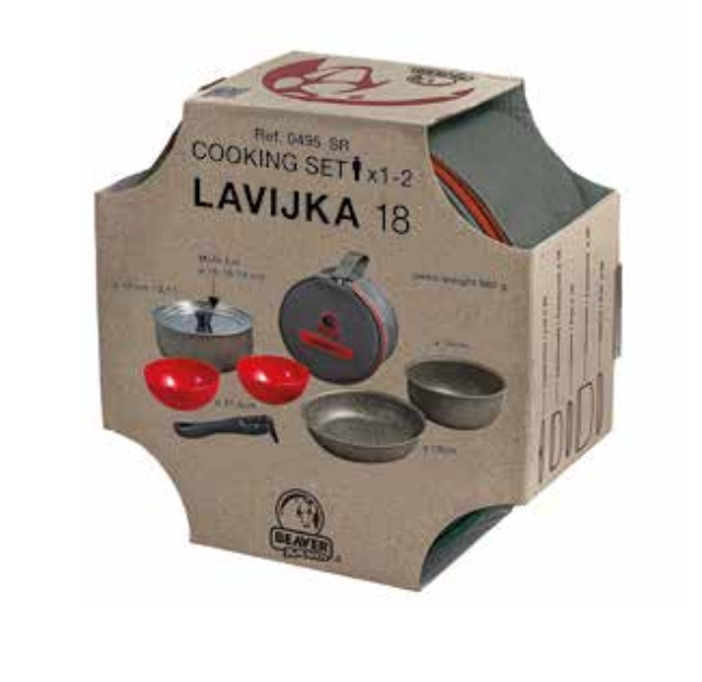 Cooking Set Lavijka 18 pentole da viaggio e outdoor