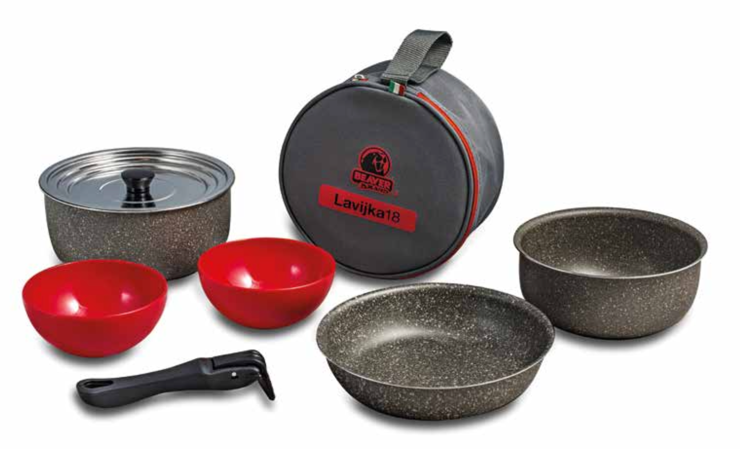 Cooking Set Lavijka 18 pentole da viaggio e outdoor