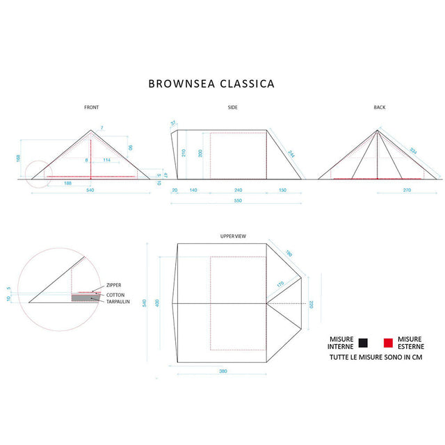 Tenda Brownsea classica