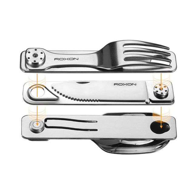 Posate Roxon Camping Knife 3 in 1