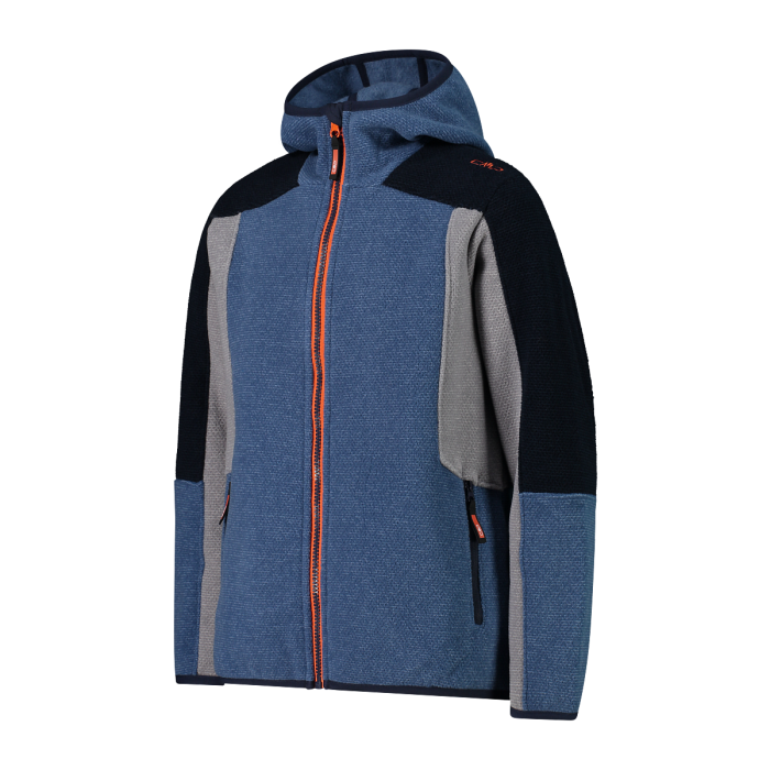 Pile knit-tech con trama jacquard bambino TAGLIA 176 - CMP