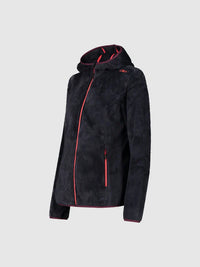 Pile Highloft con cappuccio donna TAGLIA XL/50 - CMP