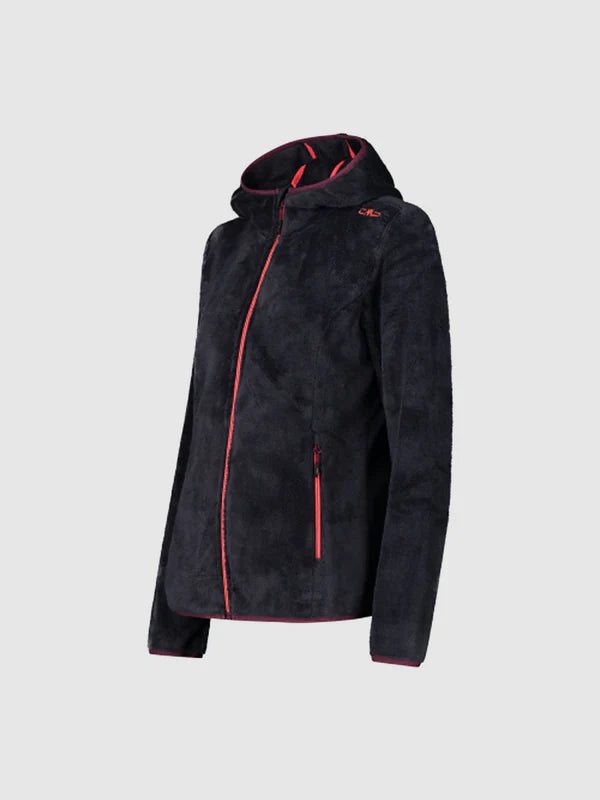 Pile Highloft con cappuccio donna TAGLIA XL/50 - CMP