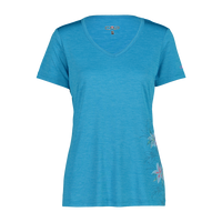 T-shirt collo largo in light jersey Donna - CMP