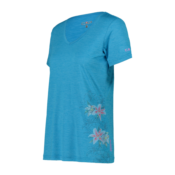 T-shirt collo largo in light jersey Donna - CMP