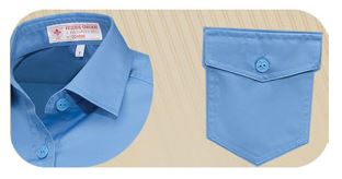 Camicia cotone uniforme junior
