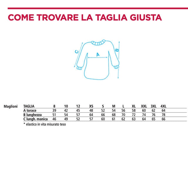 Maglione lana uniforme Junior