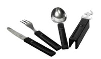 Posate con bicchiere Camping set inox
