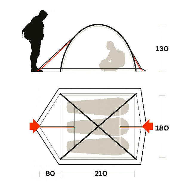Tenda Ferrino Kalahari 3