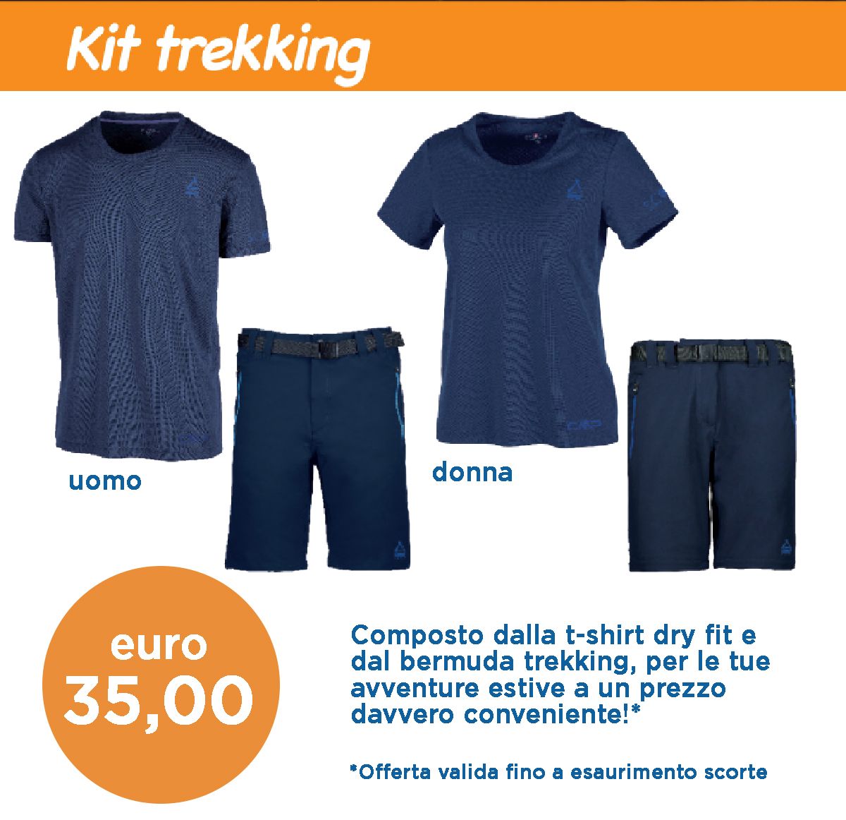 Kit trekking Donna
