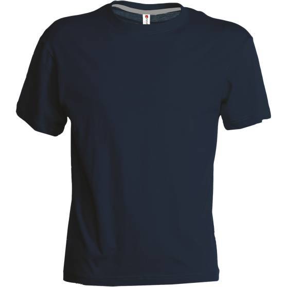 T-shirt blu senza stampa